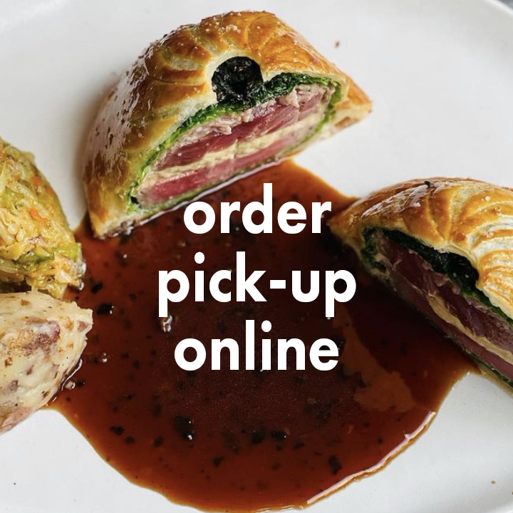 plate of squab and ORDER PICK-UP ONLINE 